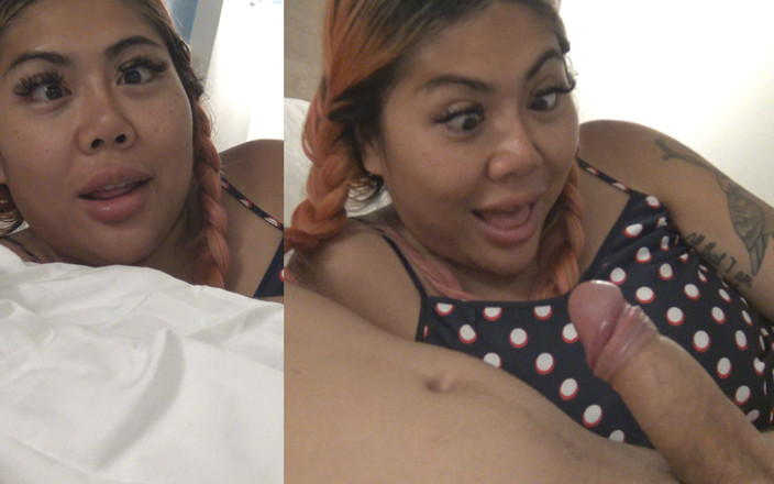 nutON: ダムアヘ顔の売春婦は、毛布の下で神秘的な鼓動を探る