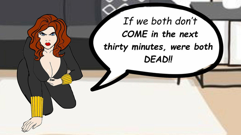 Ebonyhentai: Что мы сделали в Будапеште - черная вдова и ястребины-мстители, порно правило 34