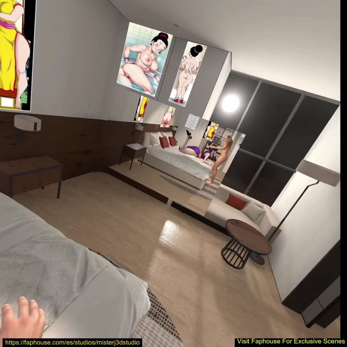 Misterj 3d Studio: Chi-chi Betrügen im motel mit fremdem pOV