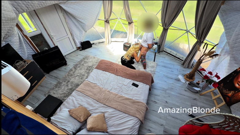 Amazing Blonde: Met a Guy in a Mountain Dome Hotel and Gave...