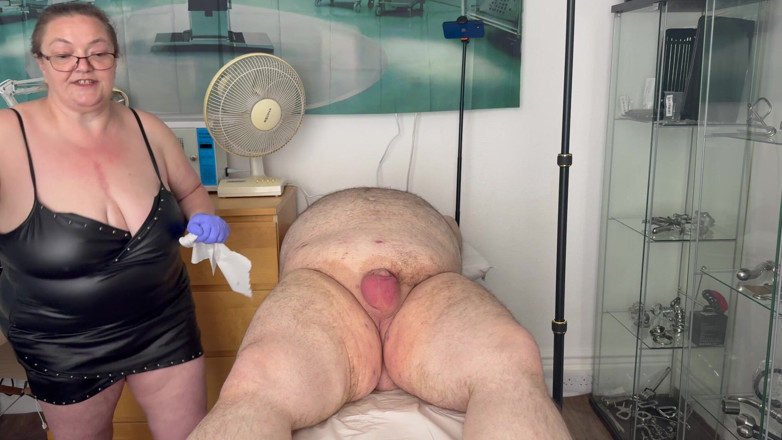 Aaexperiencesltd: Part 2:- Domina Satana Sounds Slave Dazzer with a 1ft Sound Followed...