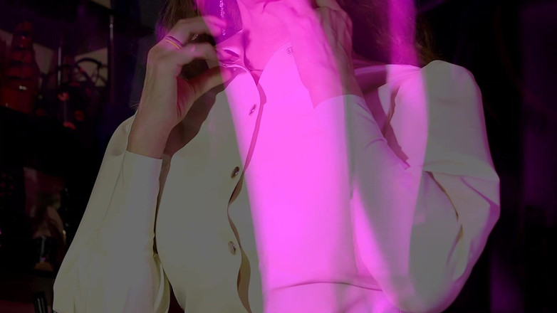 Eva Latexxx: Mistress Eva Latex Fetish White Leggins Solo Femdom BDSM Goddess...