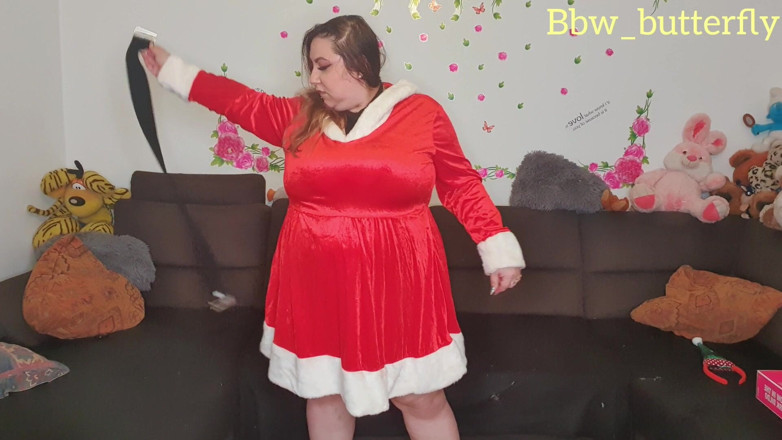 LoraBbw: BBW Elf Fucks Santa