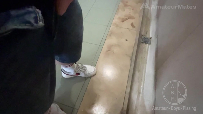 AmateurBoysPissing: Peeking, Peeing, Flashing, Teasing at Public Urinal