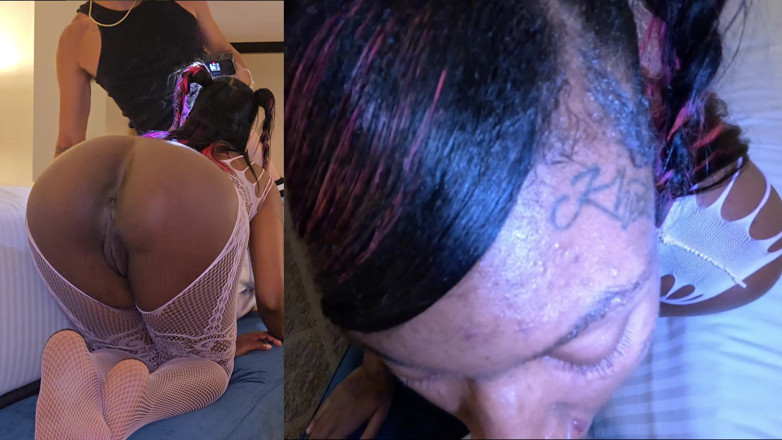 Jay Mo: Tatted up Ebony Slut Is Ready to Go