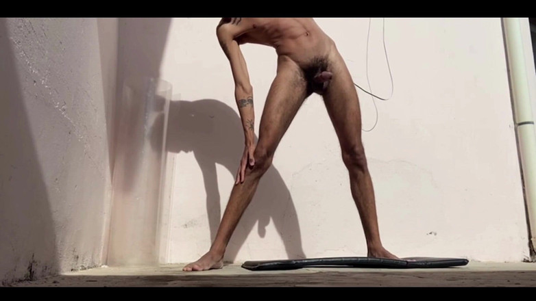 arabeputo: Esticando-se na manhã animada.