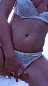 Movimentos lentos em minha cueca branca