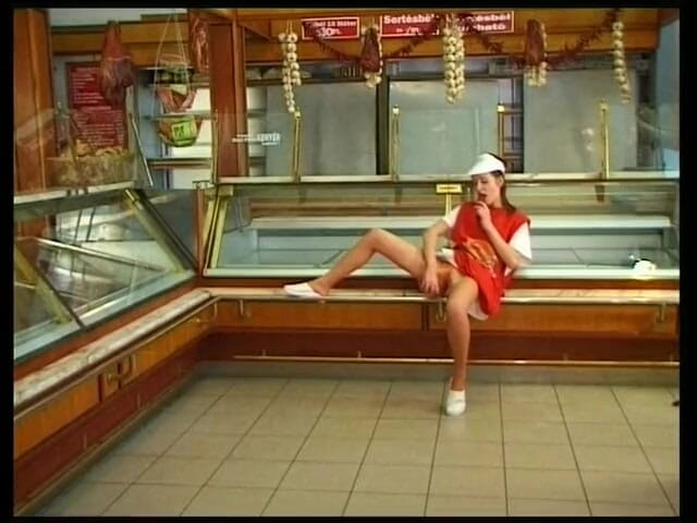 Lucky Wankerz: Brunette teen wearing nylon gets her cunt slammed passionately