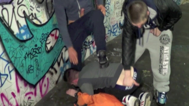 Crunch Boy: Fucked by 2 scally boys in Paris Subway