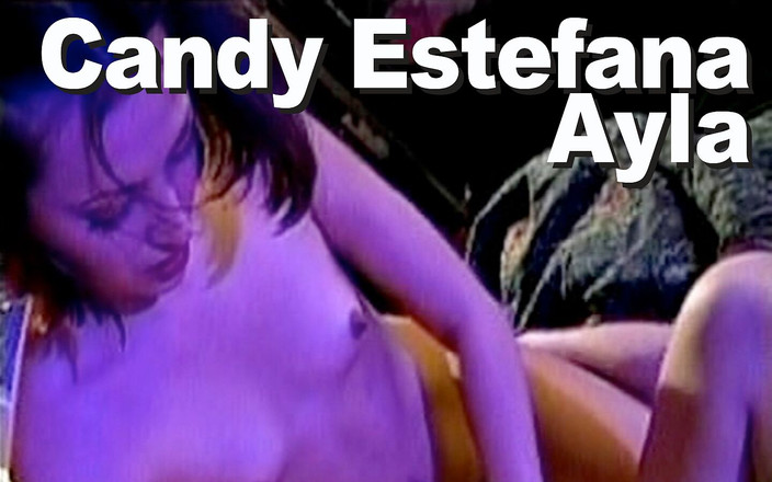 Edge Interactive Publishing: Ayla &amp; Candy Estefana レズビアン舐めとバイブレーター