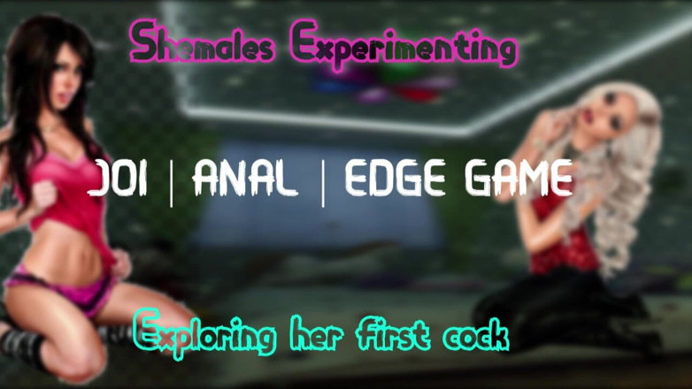 Shemale Domination: AUDIO ONLY - First time shemales experimenting the JOI game