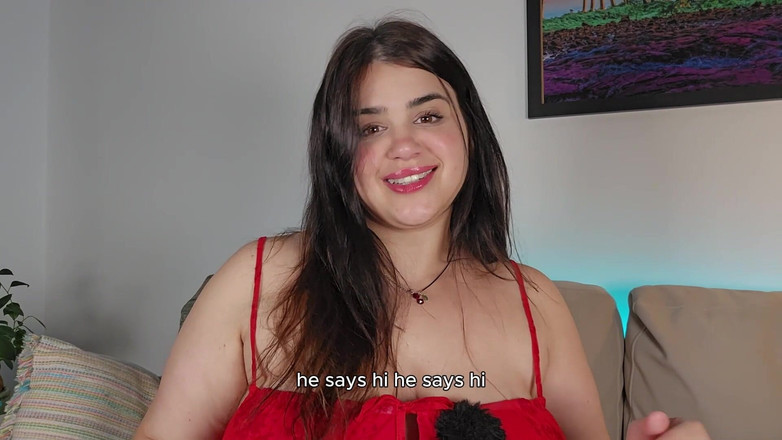 LuciaLatinaGomez: 在我被他背着他性交的时候给我的男朋友加油