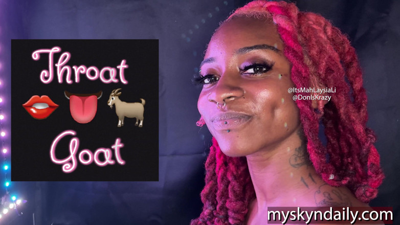 MySkyn Entertainment: Throat Goat Gets a Big Black Dick
