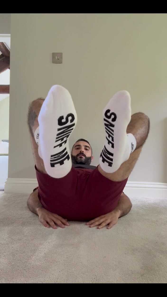 Growing teddy: Sniff My Socks You Fucking Dirty Pig!