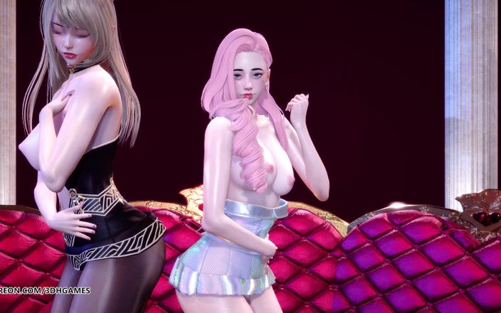 3D-Hentai Games: [MMD] Chaness - Sesese sexy hete striptease Ahri Seraphine League van...