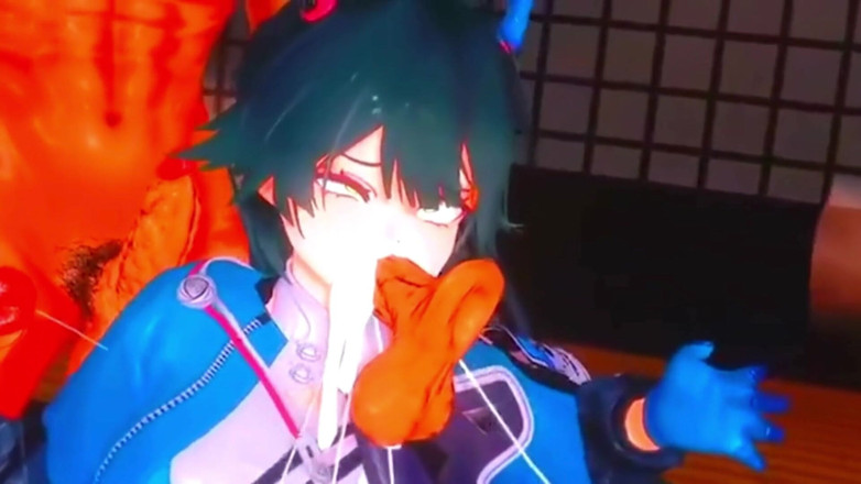 NSFWOtaku: Arknights Endfield - Chen Gangbang Ntr Sex - 3D Hentai Animations