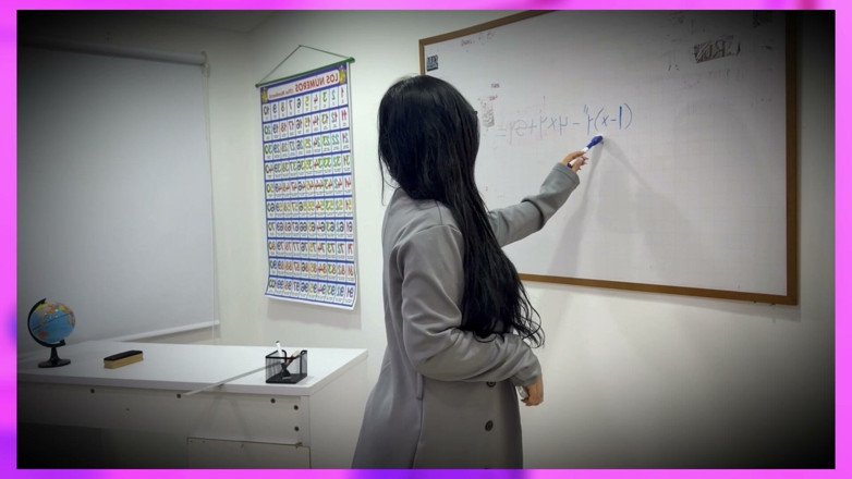 NickJowel: 数学教師が教室の真ん中で恥をかかせる生徒とセックスする