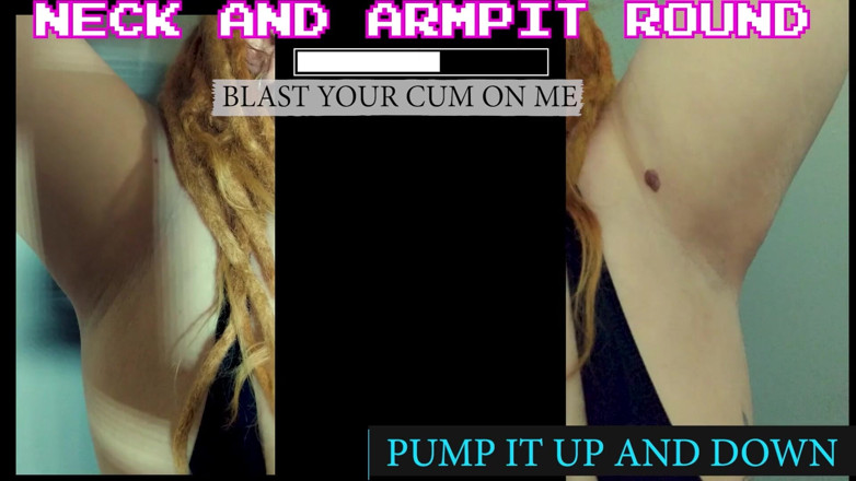 Campsissyboi: The jerk off to my neck armpits and boobies game...