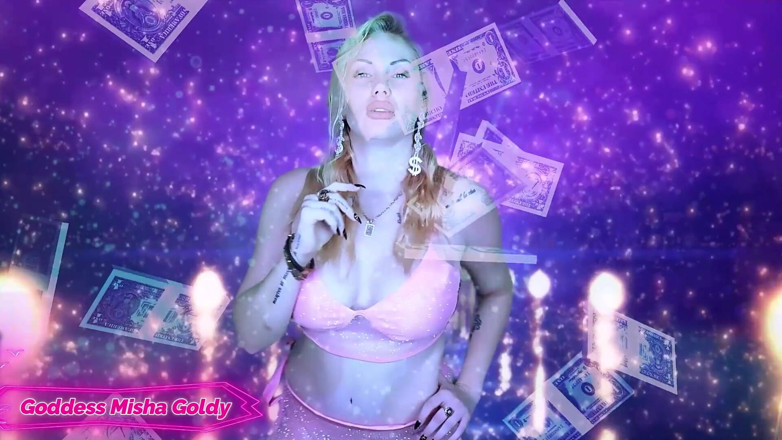 Goddess Misha Goldy: Even your wallet having sex, I am fucking it every...
