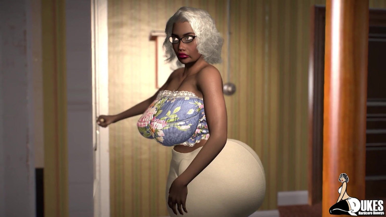 Dukes Hardcore Honeys: A big booty granny sucks and fucks a BBC from...