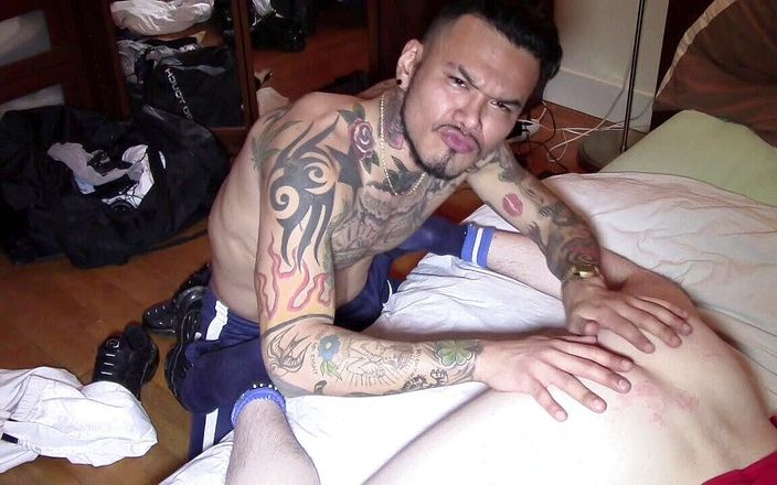 Gaybareback: Leo Senthy fucked bareback by the top Latino Pablo Bravo