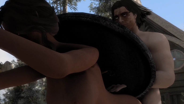 Manor Cookie: Skyrim B 和 l mod - 在白跑中，并决定加入同伴们做爱并和每个人见面