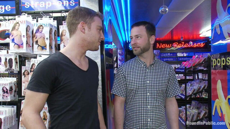 Bound in public: Uomini arrapati si arrapati abbattono un trambusto cazzo in un...