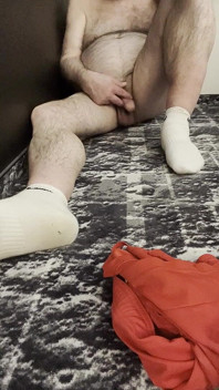 Coach Karl Feet White Socks and Bare Balls [5834]