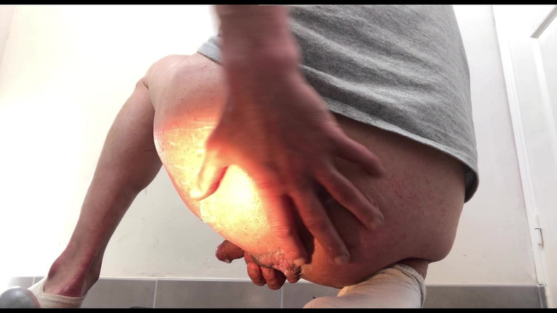 Jardinsecret346: 큰 애널 삽입 후 후장 가득 싸기