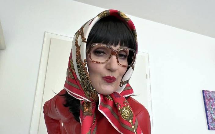 Lady Victoria Valente: Demostración de grandes gafas vintage - la madrastra del pañuelo te...