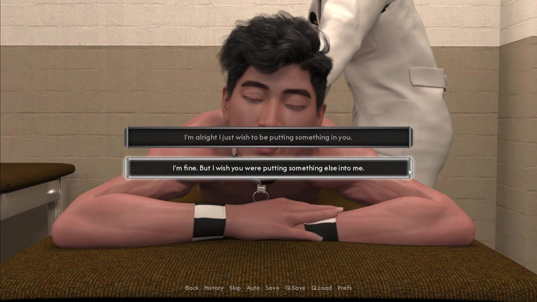 Femboy Maaya: Pemeriksaan antony si cowok korea di tahanan sama dokter christopher