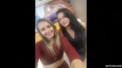 Sapphic Latinas: Paola and Cauanny love to kiss