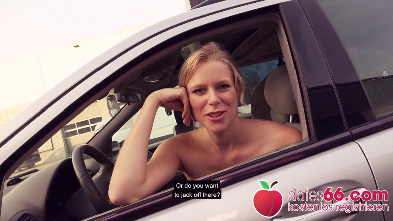 Dates66: Blonde Claudia Swea screwed in the middle of Berlin!