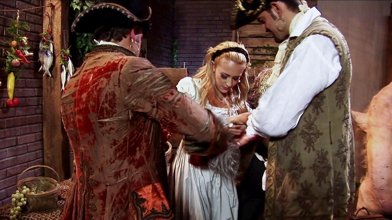 Horny Goons: Горячая милфа Trina в удивительном гэнгбэнге