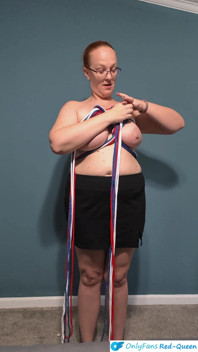 Pemandu self tali shibari - hari kemerdekaan cewek kulit putih & blue heart