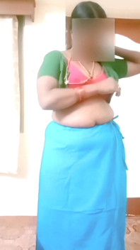 Desi Indian Tamil BBW Wife Nude Tease Big Boobs Ass Hairy Pussy Saree Wearing! Renuraj