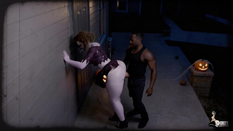 Dukes Hardcore Honeys: Зомбі З Великою Дупою Отримує Порочний Чорний Член Раком