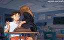 Cartoon Universal: Summertime saga deel 8 - leraar wil me (Franse sub)