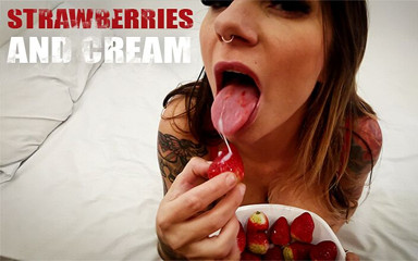 Dr Love: Strawberries and "cream" for Lily Veroni