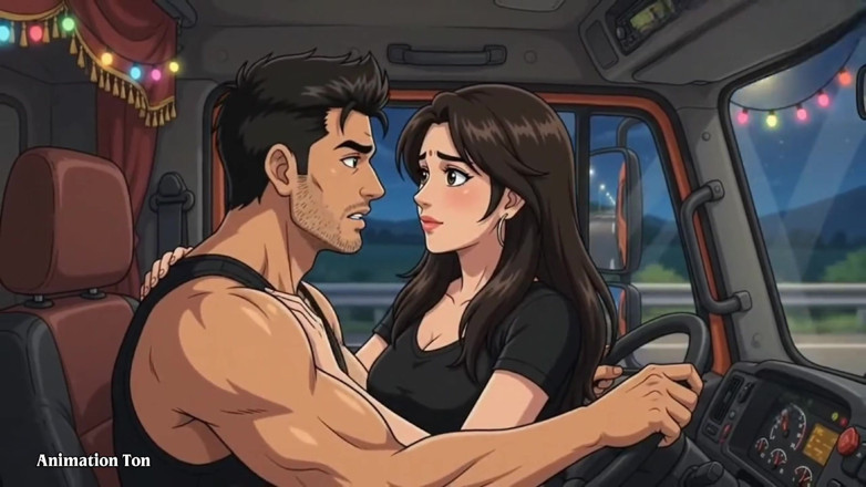 AnimationTon: Ek Truck Driver Gave a Lift to a Girl on...
