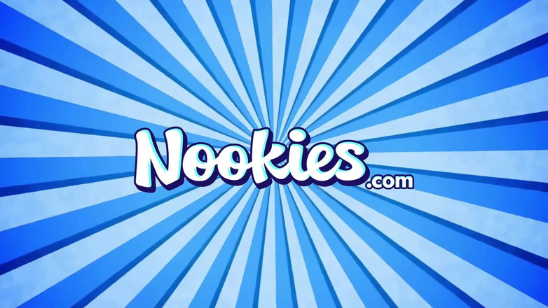 Nookies: Doppelt gefülltes college-mädchen chloe rose, schmutziger dreier-creampie