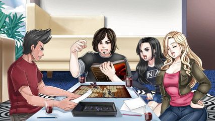 Dirty GamesXxX: Love & sex second base: playing game with friends at home...