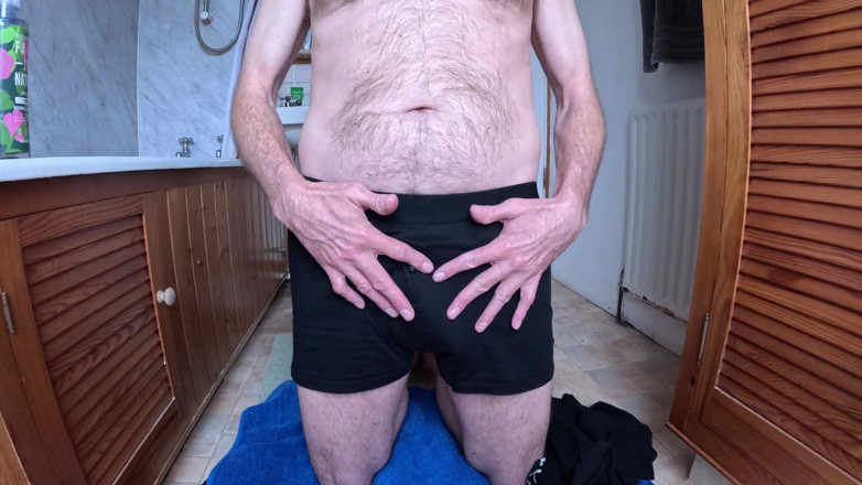 Rockardglans: Big Uncut Cock Masturbating, Edging, Talking Dirty and Cumming in...