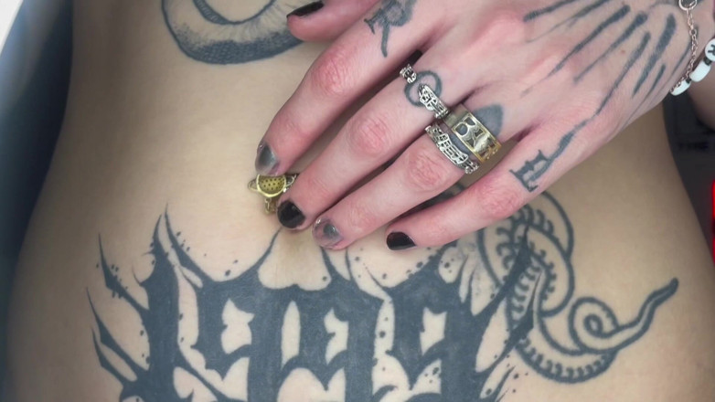 Glitterqueen1999: Cum Inside My Bellybutton Fetish Glitterqueen1999