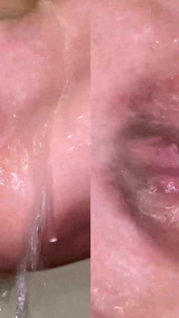 Drenaggio Dello Sperma 6. Bionda Sborra Fuori Dal Culo in Parte. Doccia Da Sola!