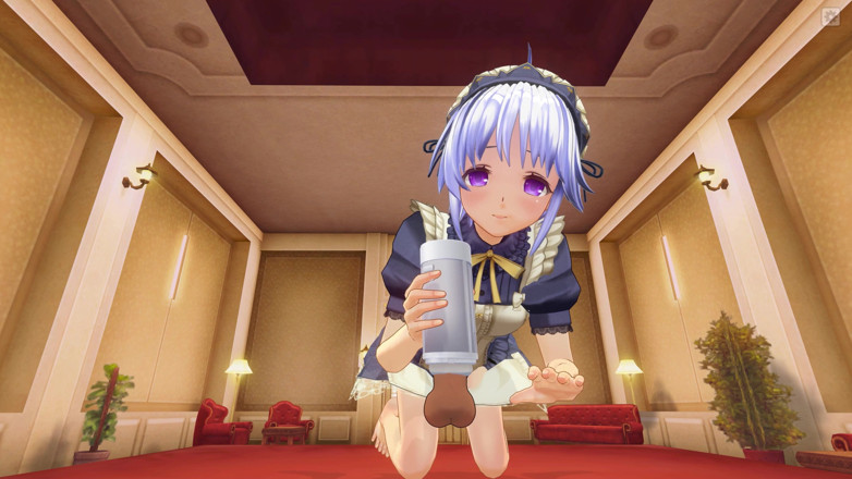 H3DC: 3D HENTAI Maid masturbates her dick with fake pussy