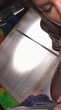 Bound Brunette Devours Cock Before Capital Punishment