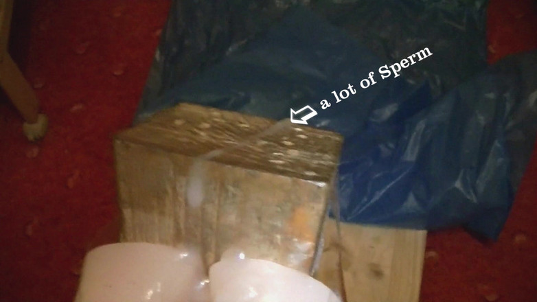 Mark Hannes: Scopa in piedi sega a mano con la fleshlight 052013