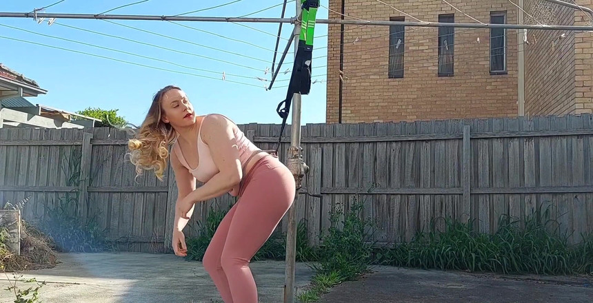 Michellexm: Ik draag niets dan mijn string