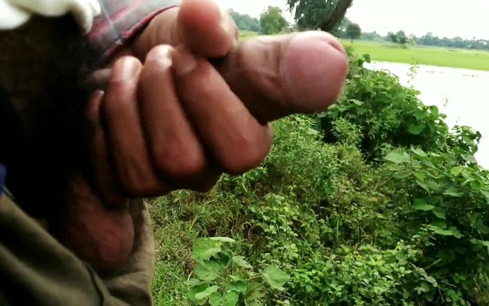 The thunder po: Indian Masturbation with Big Cock in Outdoor